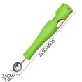 thumbnail image 3 of VBXOAE 4 in 1 Fruit Cutter Kitchen Tool Melon Baller,Carving Knife,Fruit Fork,Pulp Spoon Compact,Ergonomic,Stable,Dishwasher Safe Stainless Steel, 3 of 9