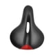 thumbnail image 3 of Asiento de bicicleta de cuero PU con almohadilla ergonómica para bicicleta de montaña Rojo, 3 of 8