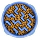 thumbnail image 1 of Plato Antideslizante Outward Hound Azul Medio para Perros, 1 of 7