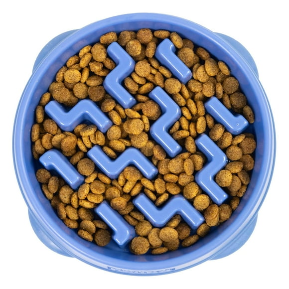 Plato Antideslizante Outward Hound Azul Medio para Perros