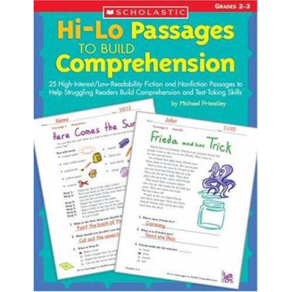 Pre-Owned Hi/lo Passages To Build Reading Comprehension: 25 High-Interest/Low Readability Fiction and Nonfiction Passages to Help Struggling Readers Build Comp... (Paperback) 0439548896 9780439548892