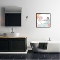 thumbnail image 3 of Stupell Industries Eclectic Pastel Geometric Bathtub Flower Black Framed Giclee Art, 24 x 24, by Lil' Rue, 3 of 7