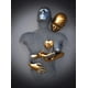thumbnail image 1 of Escultura de estatua de figura de metal de alambre de acero abstracto, pintura en lienzo para pareja, pintura colgante, base de pintura de impresión a chorro de alta definición, 1 of 5