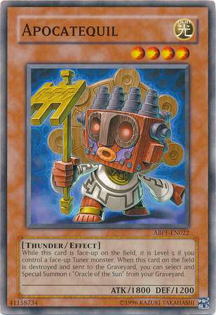 YuGiOh Absolute Powerforce Common Apocatequil ABPF-EN022