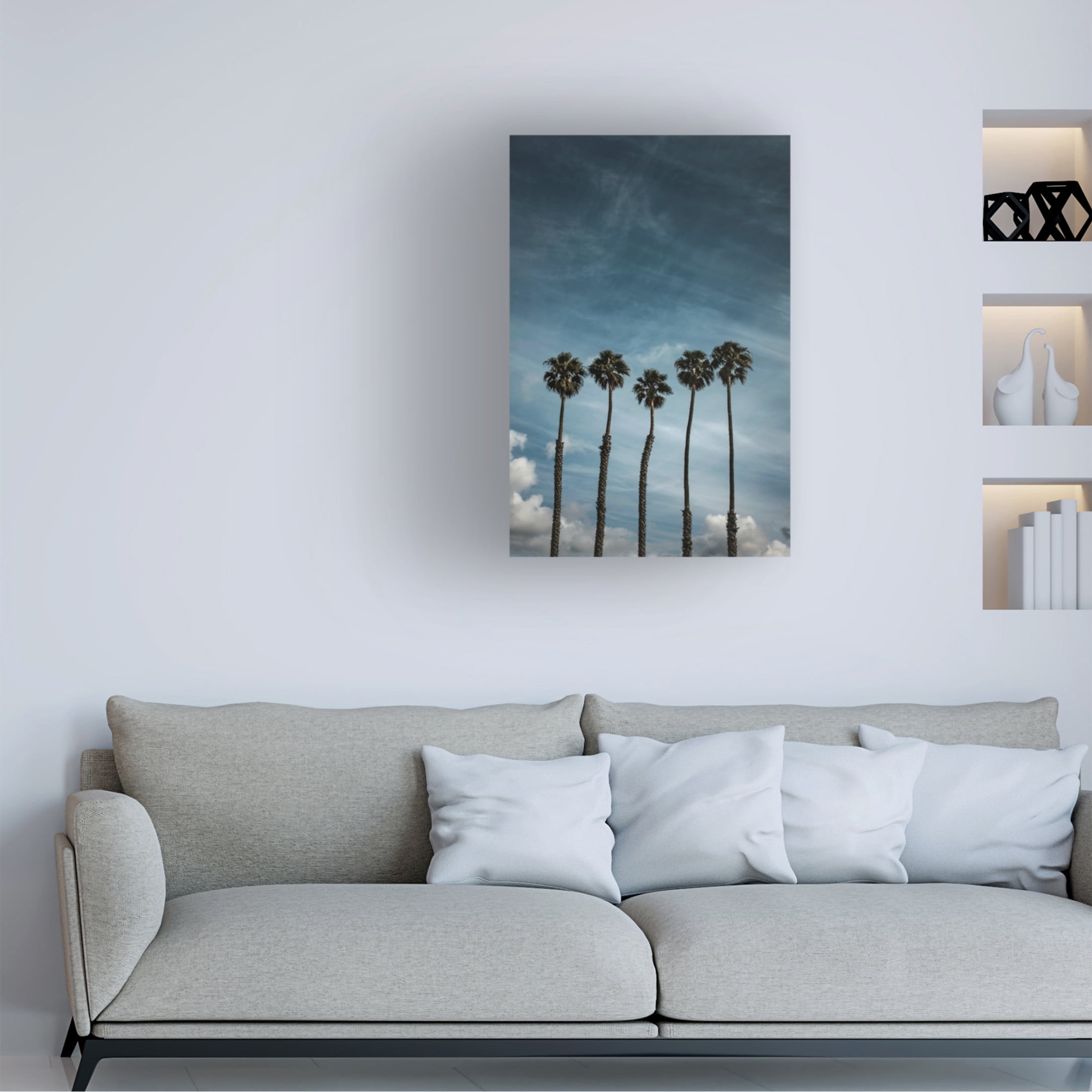 Trademark Fine Art Tim Mossholder Five Palms Canvas Wall Art