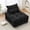 Black, variant on BEHOST 86" Large Futon Sofa Bed for Adults, Convertible Folding Chair Bed Sleeper, Dark Gray