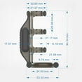 thumbnail image 3 of Masajeador multifuncional totalmente mejorado, diseño de anillo, kit de soporte de masaje masculino con estiramiento efectivo | Camilla de soporte ajustable para hombres, masaje muscular, 3 of 4