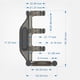 thumbnail image 3 of Masajeador multifuncional totalmente mejorado, diseño de anillo, kit de soporte de masaje masculino con estiramiento efectivo | Camilla de soporte ajustable para hombres, masaje muscular, 3 of 4
