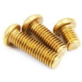 thumbnail image 3 of (10pcs) Brass Round Head Socket Head Cap Screw Fastener, M5x12mm, 3 of 5