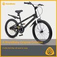 thumbnail image 2 of RoyalBaby Freestyle 20 Inch Kids Bike with Kickstand & Water Bottle, Black, 2 of 12