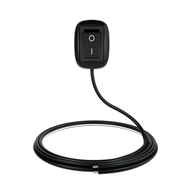 TFixol DC 12V Universal Car Switch Paste Type Toggle Switch with Cable 50cm for Fog Ring Drive Lights Neon Lights