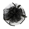 thumbnail image 3 of Diadema Fascinator con Velo Zulema para Mujer Negro, 3 of 8