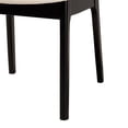 thumbnail image 6 of Baxton Studio Dannon Cream Fabric and Black Finished Wood 5-Piece Dining Set, 6 of 9