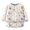 Sky Blue, variant on Baby Long Sleeve Bib Romper Bear & Bunny Print Waterproof Coverall With Ribbed Fabric,3-4 Years