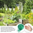 thumbnail image 5 of Red de protección para pájaros de malla para jardín, 4 x 10 m, color verde, con bridas y estacas para frutas y verduras, 5 of 5