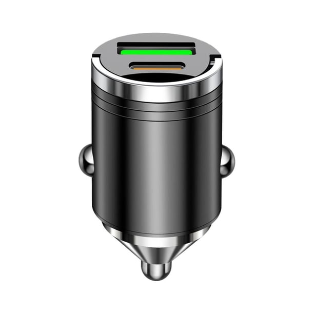 Mini cargador de coche USB tipo C Cargador de teléfono para coche Carga rápida Cha Fast AU11