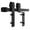 4FT 1210mm, variant on Bypass Sliding Barn Door Hardware Track Bent Hanger System 4-9.6FT J-shaped ,Easy to Install