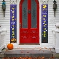 thumbnail image 2 of Deago Halloween Decorations Outdoor | Trick or Treat & It's October Witches Halloween Signs for Front Door or Indoor Home Decor | Porch Decorations | Halloween Welcome Signs, 2 of 6