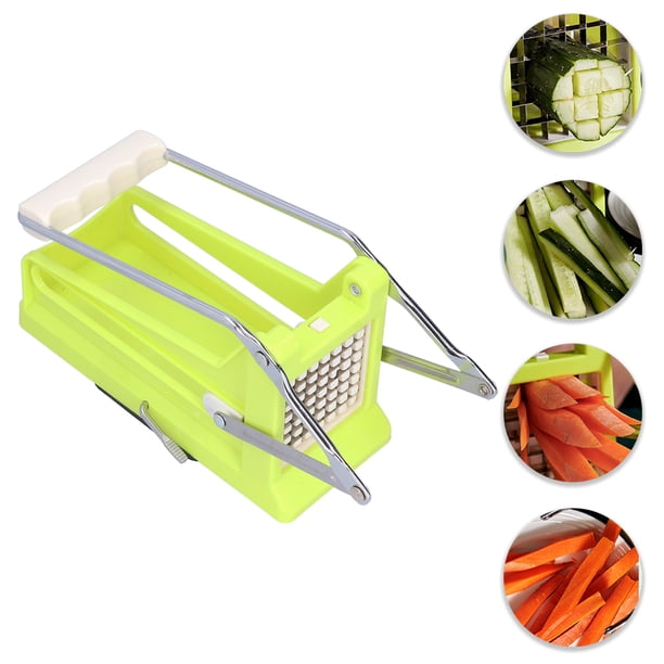 Cortador De Patatas Fritas, Cortadora Manual De Patatas Desmontable De Acero Inoxidable, Lavable, Seguro Para Cocina, Restaurante, Frutas Y Verduras