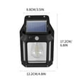 thumbnail image 3 of BiFandian Solar Porch Lights Outdoor, Waterproof Frontdoor Wall Lantern, Dusk to Dawn Porch Light Fixture, Motion Sensor Porch Lights Outdoor for Entryway, Front Door, Yard, Garden, 3 of 9
