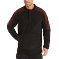 thumbnail image 2 of AherBiu Crewneck Sweatshirts For Men Fleece Lined Casual Solid Color Fall Winter Basic Athletic Gym Workout Pullovers, 2 of 4