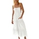 thumbnail image 2 of Vestido largo sin espalda con tirantes finos para mujer - Color liso, tirantes ajustables, diseño fluido y vaporoso para el verano, 2 of 8