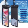 thumbnail image 2 of Naierhg Swimming Supply Touchscreen Comfortable Grip Anti-scratch TPU Cell Phone Waterproof Case Orange, 2 of 8