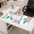 thumbnail image 3 of Pink Picture Flower Mouse Pads Pad Mouse Waterproof Washable for Office Home Work Gaming Gifts Tables Mouse Pad Rubber Base Mousepad with Stitched Edges 35.4x15.7inches, 3 of 7