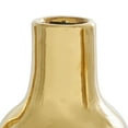 thumbnail image 5 of DecMode 4"W, 12"H Abstract Bubble Inspired Gold Ceramic Vase with Varying Shapes, Set of 3, 5 of 10