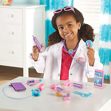 UPC 765023890488 product image for Learning Resources Pretend and Play Doctor Set  19 Pieces  Pink | upcitemdb.com
