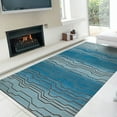 thumbnail image 2 of Contour Striation Contemporary Decorative Rug, 2 of 5