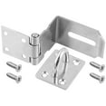 thumbnail image 2 of Miangastore 4 Inch Stainless Steel Hasp Latch Padlock Hinge Latch 90 Degree, 2 of 9