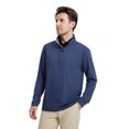 thumbnail image 2 of DTWOOO Men's Solid Quarter Zip Golf Pullover Men Solid Performance Long Sleeve Wicking Mock Neck Mens Athletic Sweatshirts, 2 of 8