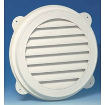 Duraflo 626055-00 Vinyl Round Gable Vent, 22", White