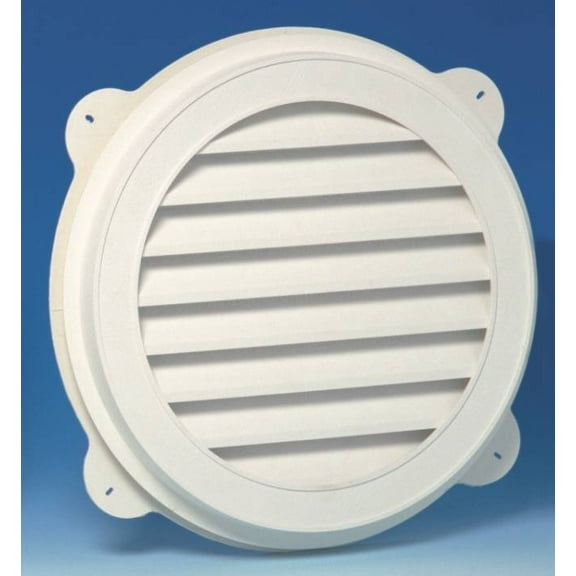 Duraflo 626055-00 Vinyl Round Gable Vent, 22", White