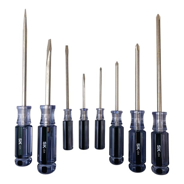SK Professional Tools Phillips/Slotted Screwdriver Set 8 pc. Walmart