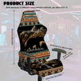 thumbnail image 7 of Jeiento Southwest Aztec Bear Gaming Chair Covers Stretchable Rotating Desk Chair Protector Cover with Armrest Cover, Washable Game Chairs Slipcovers, 7 of 7