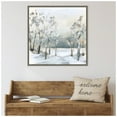 thumbnail image 2 of Amanti Art Snowy Winter Trees Framed Canvas Wall Art Print, 2 of 7