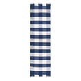 thumbnail image 2 of Unique Loom Eco Plaid Indoor Outdoor Washable Collection Area Rug - Balmoral (2' 7" x 10' Runner Navy Blue/Ivory), 2 of 11