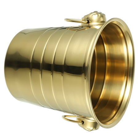 FONDOTIN Stainless Steel Ice Bucket 2.7quart/3l Wine Bucket For Bar Party Wedding Banquet