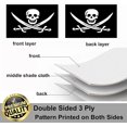 Jolly Roger Pirate Boat Flag 12x18 Made in USA Small Red Bandana