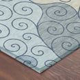 thumbnail image 3 of Addison Rugs Chantille Indoor/Outdoor Transitional Spiral Sky Machine Washable Rectangle Rug, 9' x 12', 3 of 8