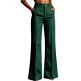 thumbnail image 7 of Women's Striped Cargo Trousers Baeitkot Women's Striped Cargo Trousers with Pockets Green M, 7 of 7