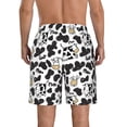 thumbnail image 3 of Yiaed Cow Print Men's Swim Trunks with Lining Quick Dry Sports Shorts Beach Shorts Boardshorts-Large, 3 of 5
