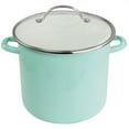 thumbnail image 2 of Martha Stewart  8 Quart Dual Stock Pot and Steamer Set in Aqua, 2 of 2