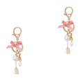thumbnail image 3 of Hemoton 2pcs Bow Keychain Charm Rhinestone Pendant Keychain Girls Purse Charm Aesthetic Keychain Beaded Keychain Charm Handbag Accessory, 3 of 8