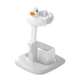 thumbnail image 2 of Lipstore Baby Bath Stand Support Bath Rack Comfortable Stable Adjustable with Stool Hug Towers for Baby Newborn Infants Grey white, 2 of 8