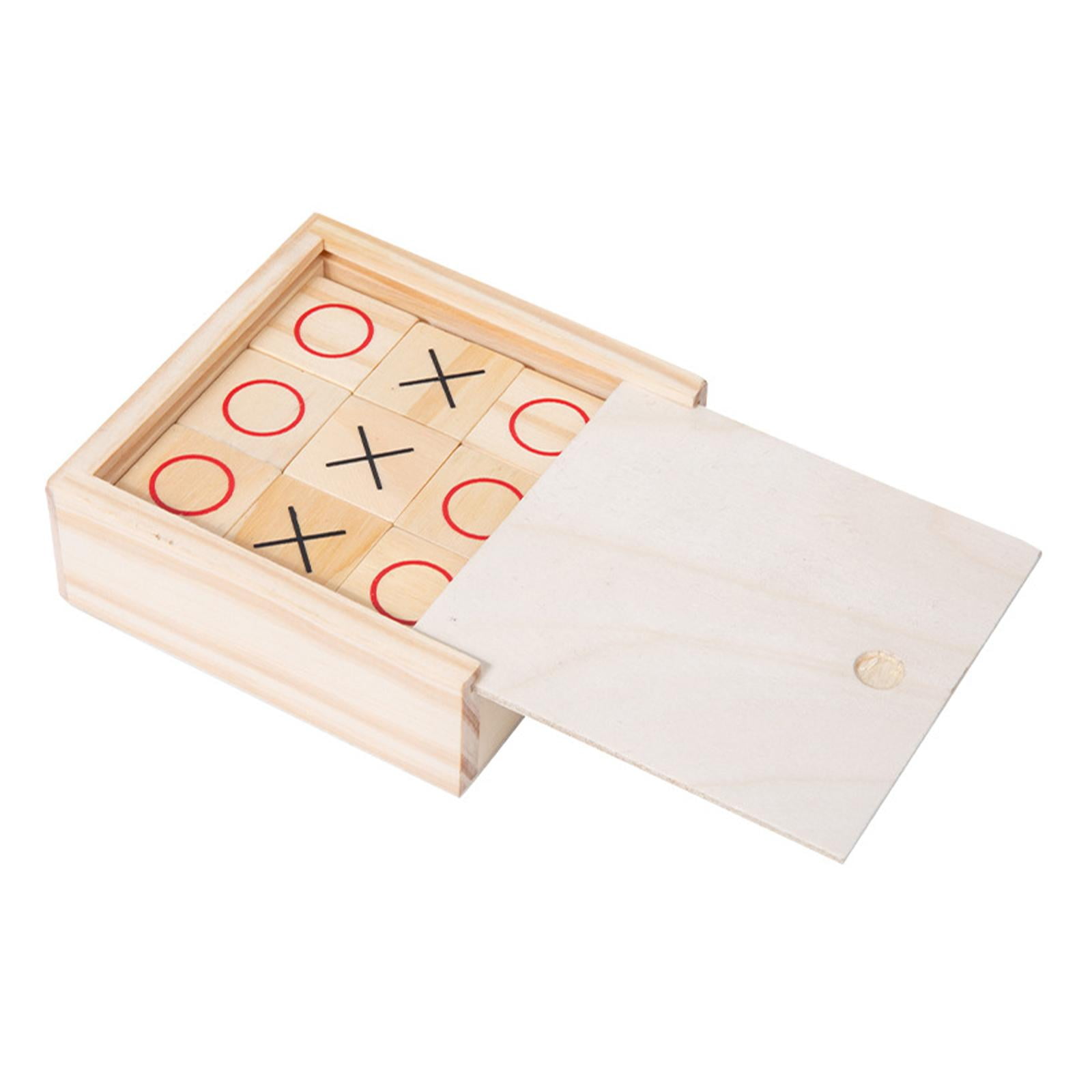 Wooden Tic-Tac-Toe Game