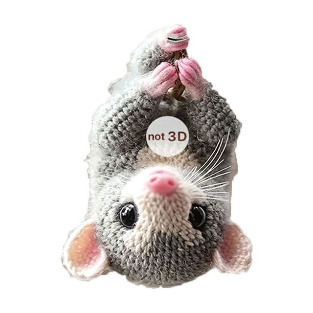 Wdhugt Valentine Day Series Cat Bunny Decorative Pendant Acrylic Car Rearview Mirror Accessories Backpack Hanging Ornament Style B B