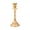 Gold High, variant on Elegant European Engraved Pattern Taper Holders Antique Metal Candlestick Candelabra For Table Centerpieces